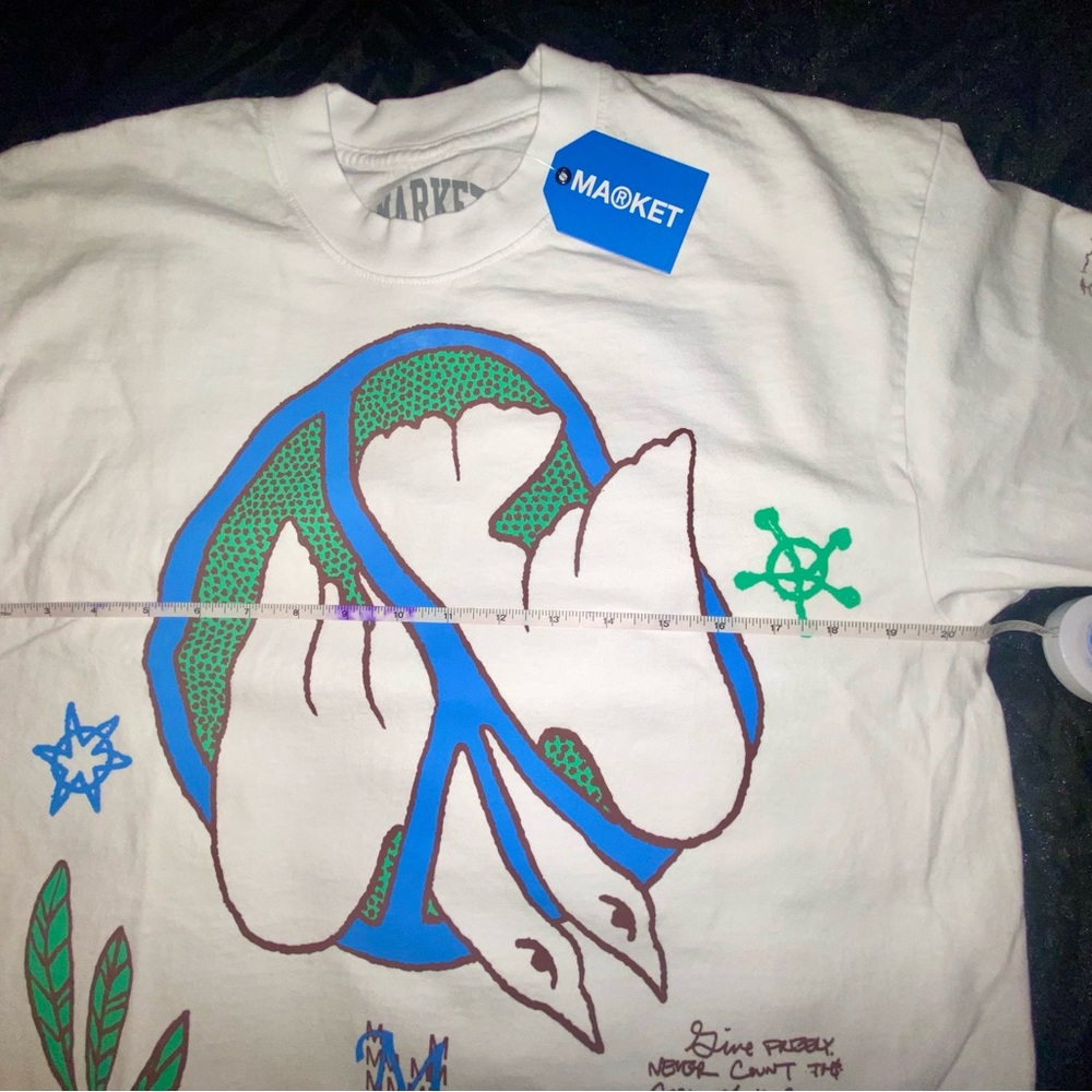 Arket Kids White Graphic T-Shirt